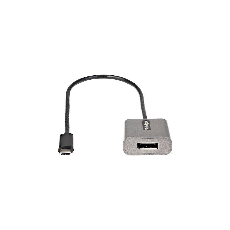 StarTech.com Cable 30cm Adaptador USB C a DisplayPort - Conversor USB Tipo C a DisplayPort 1.4 de 8K/4K 60Hz - Convertidor de