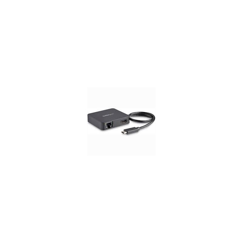 DKT30CHD - StarTech.com Adaptador Multipuertos USB C - Mini Dock Portátil USB-C 4K HDMI - Gigabit Ethernet