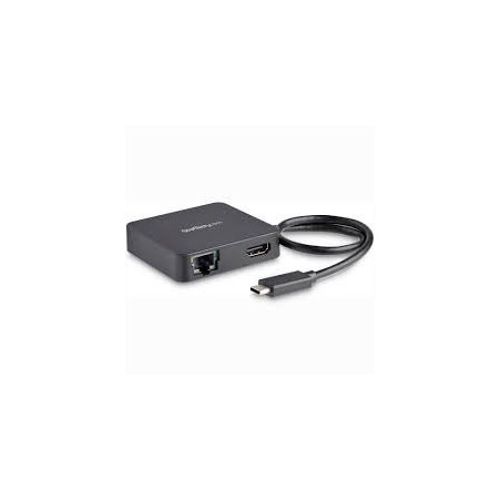 DKT30CHD - StarTech.com Adaptador Multipuertos USB C - Mini Dock Portátil USB-C 4K HDMI - Gigabit Ethernet