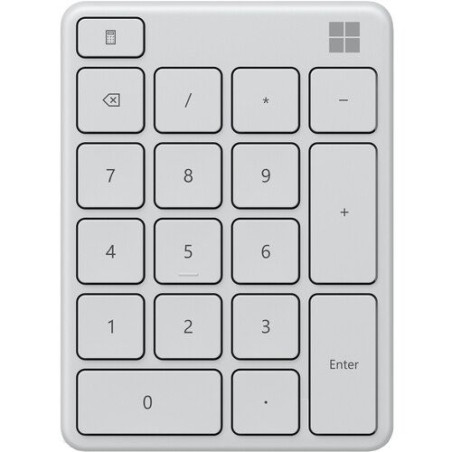23O-00031 - Microsoft - Teclado - Inalámbrico - Bluetooth - Blanco