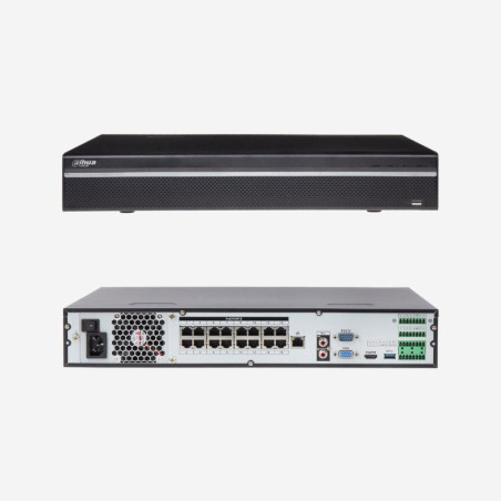 NVR 16CH H.265+ DECODIFICACION 4CH@4K O 16CH@2MP AB ENTRADA 320MBPS 4 SATA 2 HDMI