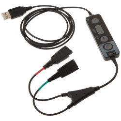 265-09 - Jabra LINK 265 - Adaptador para auriculares - USB macho a Desconexión rápida